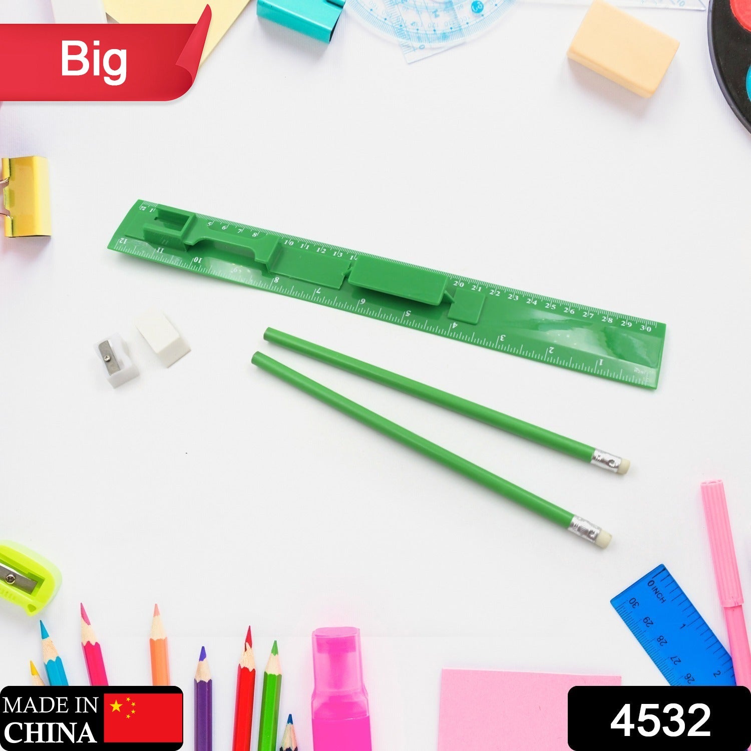 Assorted school supplies including pens Assorted school supplies including pens